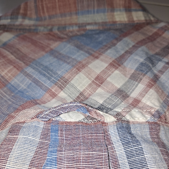 Weatherproof Vintage short sleeve button up collar shirt plaid size XL - Picture 11 of 14